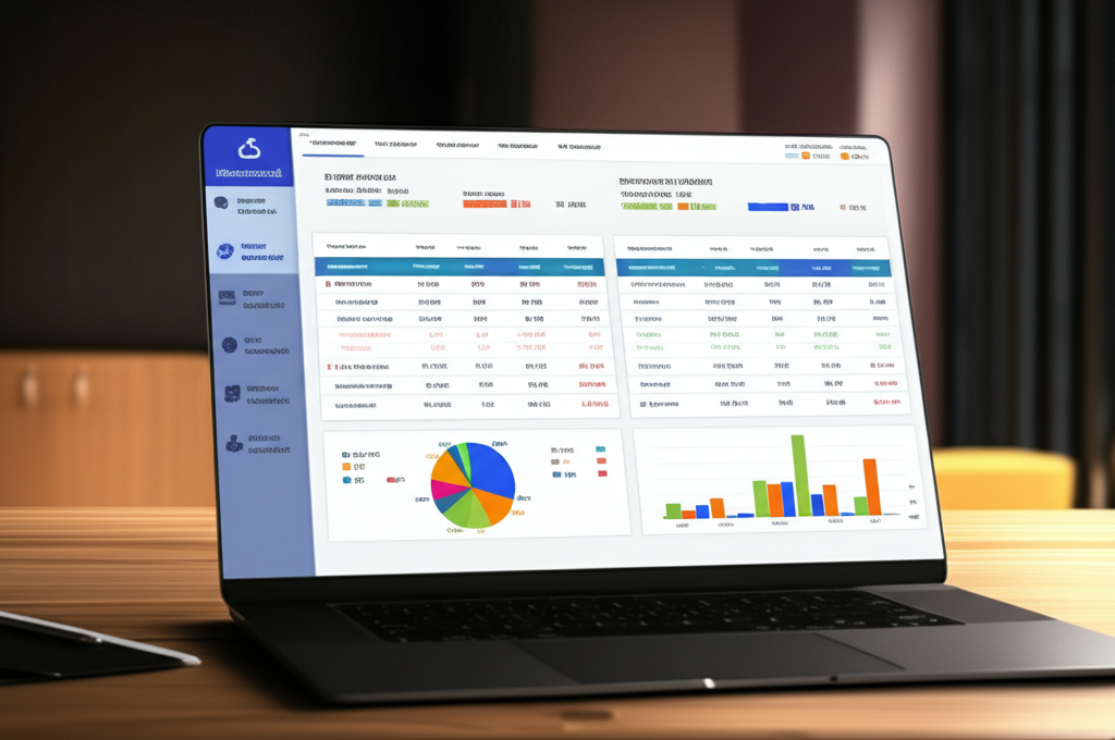 Invoice Now App on Laptop